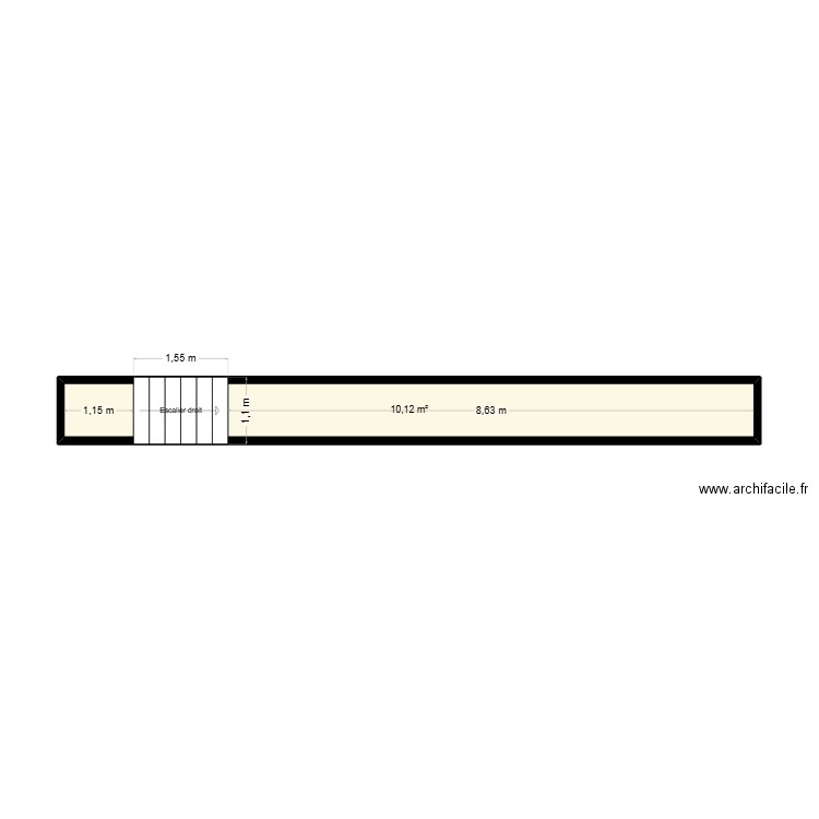 Groupe Labrie. Plan de 1 pièce et 10 m2