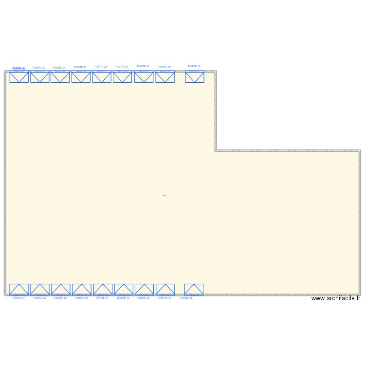 Bâtiment L'Assomption. Plan de 1 pièce et -1692 m2