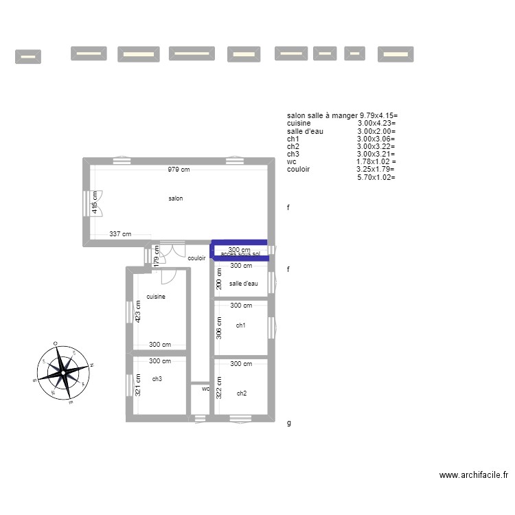 plan maison menegoto. Plan de 9 pièces et 3 m2