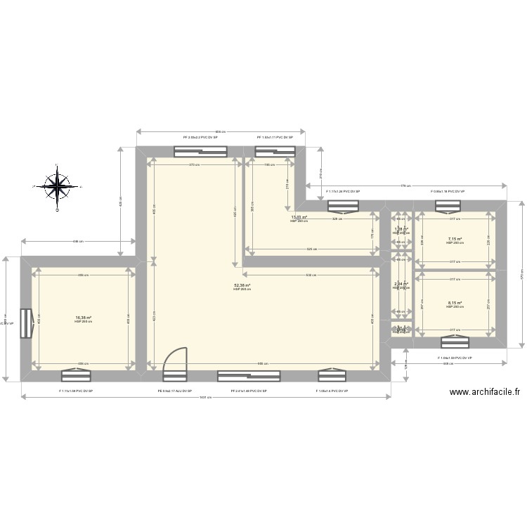 ML24018326. Plan de 8 pièces et 101 m2