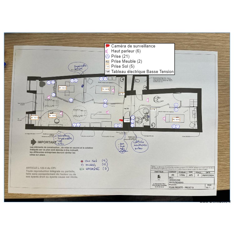 DERMACLINIK. Plan de 0 pièce et 0 m2