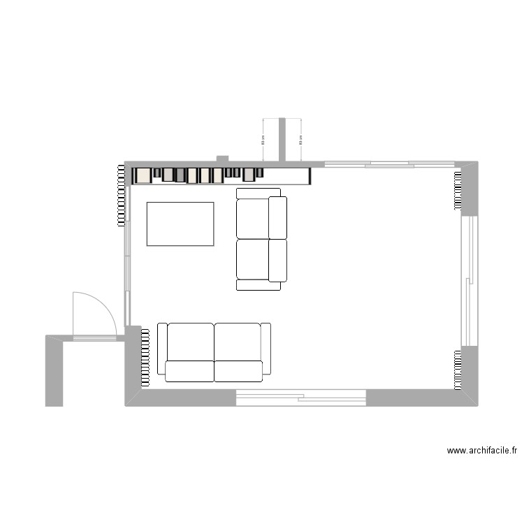 Living 1. Plan de 0 pièce et 0 m2