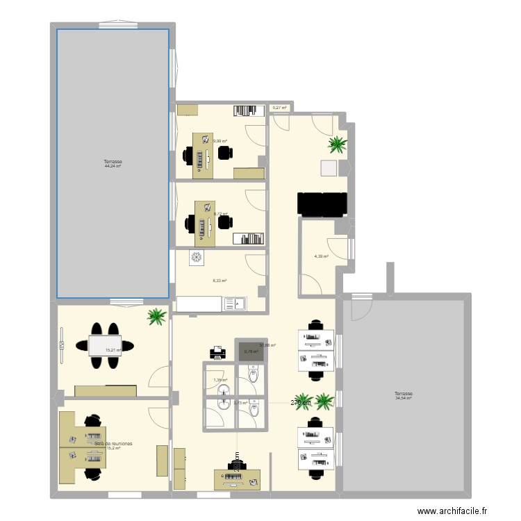 Ayala, 13 1º Izq. Propuesta 202406. Plan de 13 pièces et 206 m2