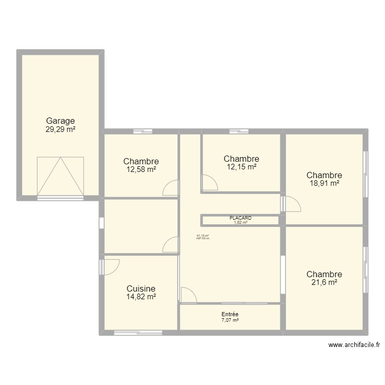 maison bassens +extension. Plan de 9 pièces et 159 m2