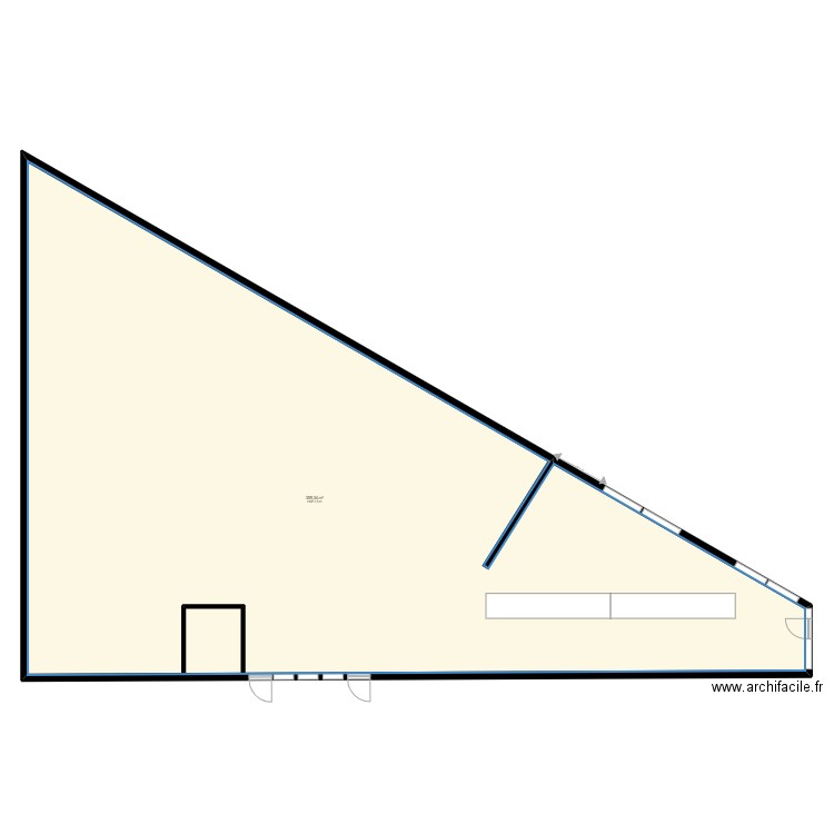 BAGUETTE DOREE. Plan de 1 pièce et 359 m2