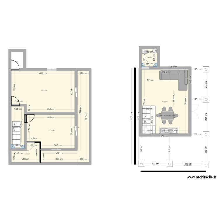 PLAN KENINDE 1. Plan de 10 pièces et 138 m2