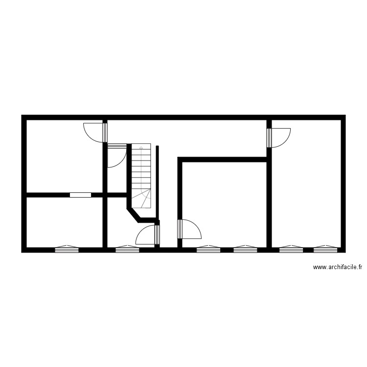 HERLUISON. Plan de 23 pièces et 214 m2