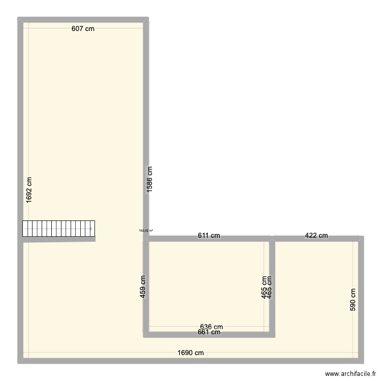 Acacia Claire. Plan de 1 pièce et 163 m2