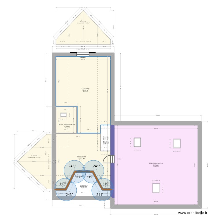 ML24009453. Plan de 21 pièces et 452 m2