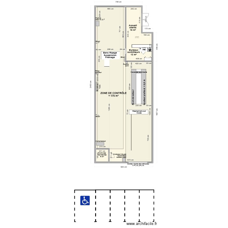 CCT mixte VL/CL B.O CT 94 VILLECRESNES 94BOVI. Plan de 3 pièces et 207 m2