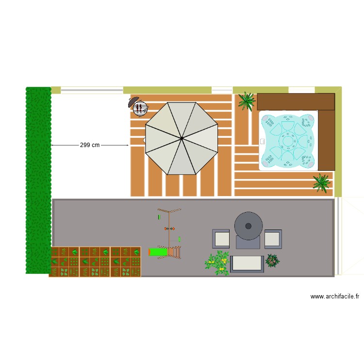 planx de notre extérieur. Plan de 0 pièce et 0 m2