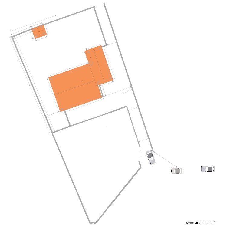 maison soule89. Plan de 2 pièces et 165 m2