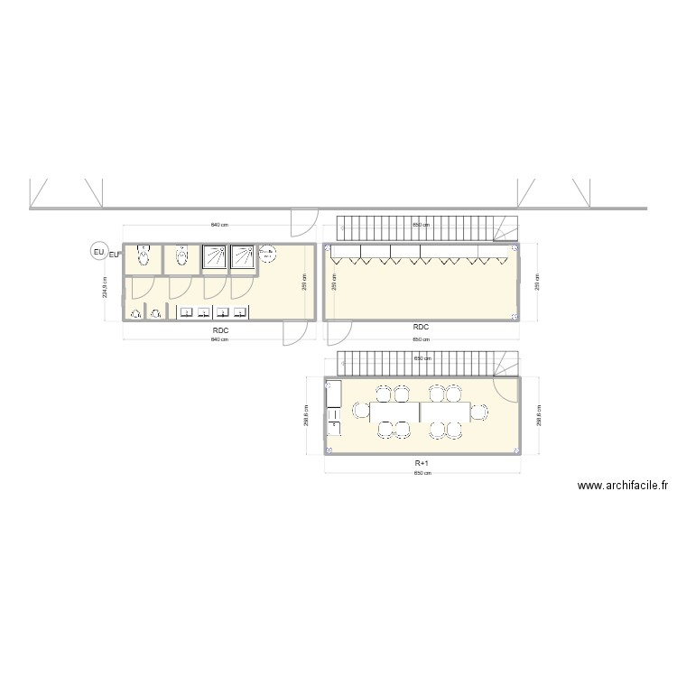 COMPTOIR REVETEMENT CHANTIER VENISSIEUX. Plan de 7 pièces et 47 m2