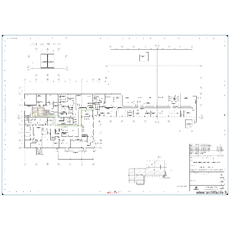 Médical v2. Plan de 6 pièces et 25 m2