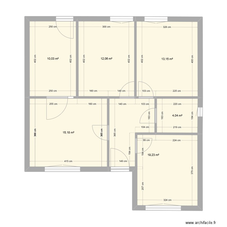 Verdier - Maison 2. Plan de 6 pièces et 74 m2