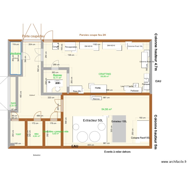 hall pilote 16/01/25. Plan de 9 pièces et 179 m2