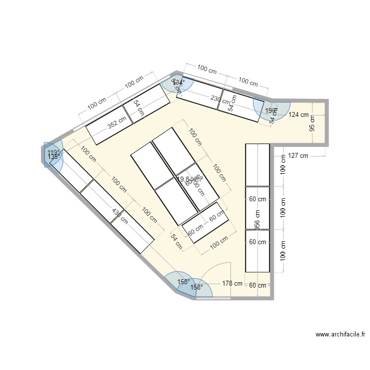 SYNGENTA 07/11/24. Plan de 1 pièce et 20 m2