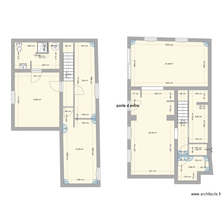 sci cdea lot 3 fini . Plan de 12 pièces et 109 m2