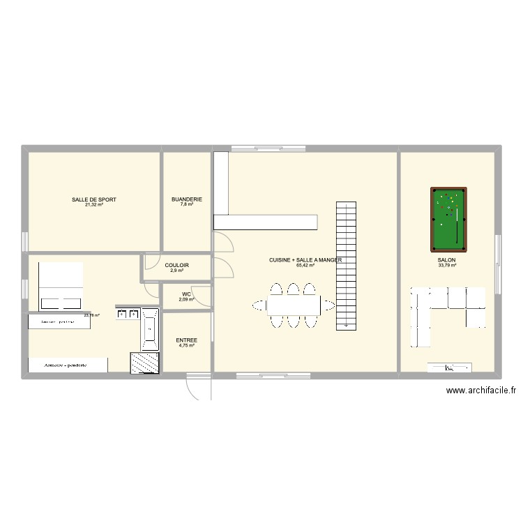 RDC ferme Mouvaux. Plan de 8 pièces et 162 m2