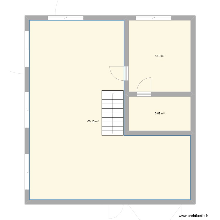 projet boulangerie mesquer. Plan de 5 pièces et 175 m2