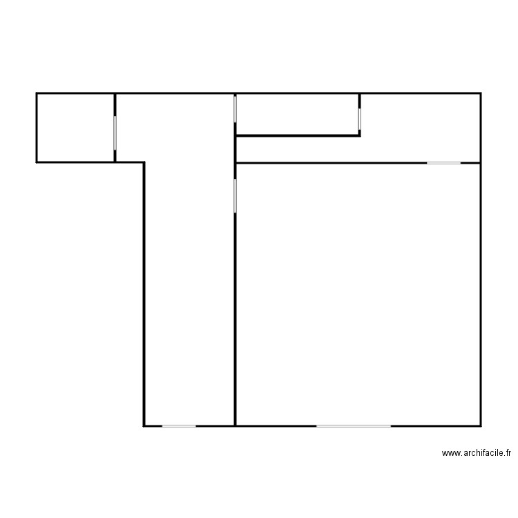 3XL. Plan de 5 pièces et 85 m2