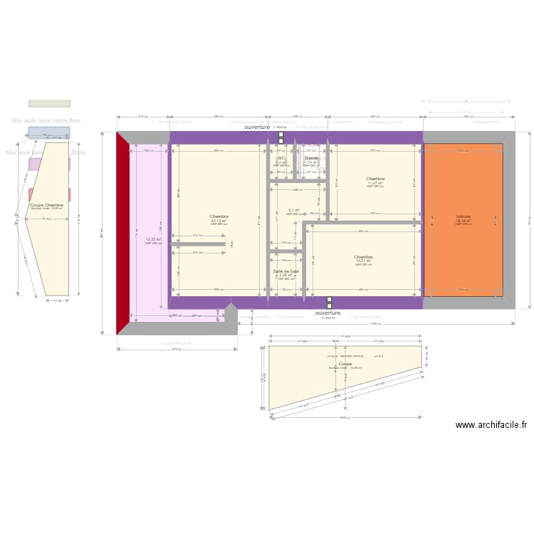  ML24010591  MASTROVITO. Plan de 15 pièces et 180 m2