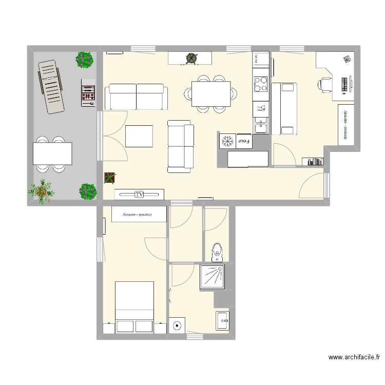 Appartement F3 lot 108 Sérénis à Wittelsheim. Plan de 11 pièces et 79 m2