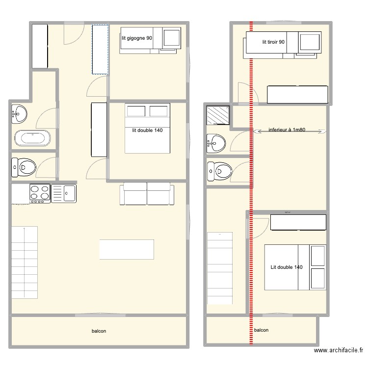 chantoiseau 12. Plan de 10 pièces et 499 m2