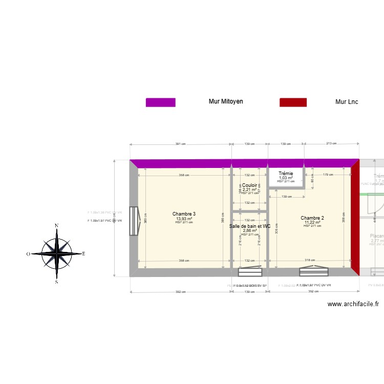 ML24019174. Plan de 17 pièces et 155 m2