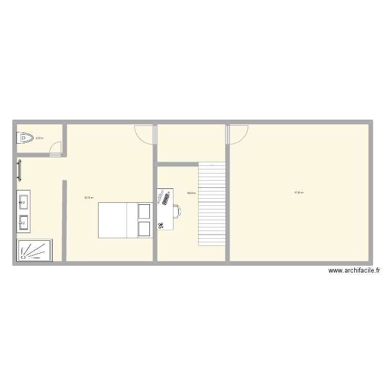 Batiste. Plan de 4 pièces et 225 m2