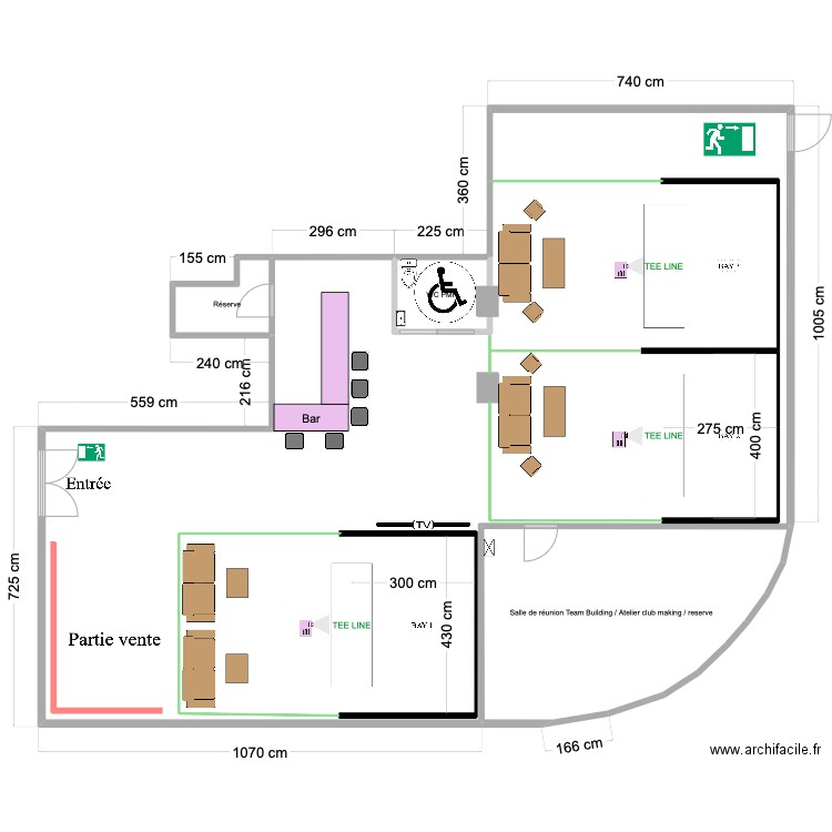 SWING HOUSE CHAMONIX v2. Plan de 4 pièces et 197 m2