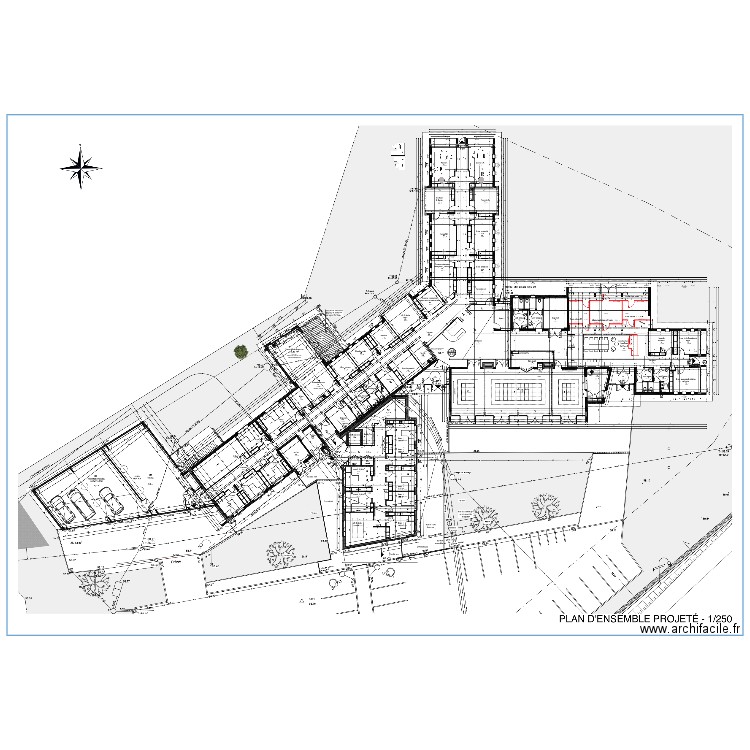 Aménagement bureaux. Plan de 0 pièce et 0 m2