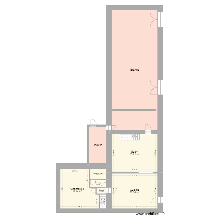 ERTVELDT. Plan de 17 pièces et 296 m2