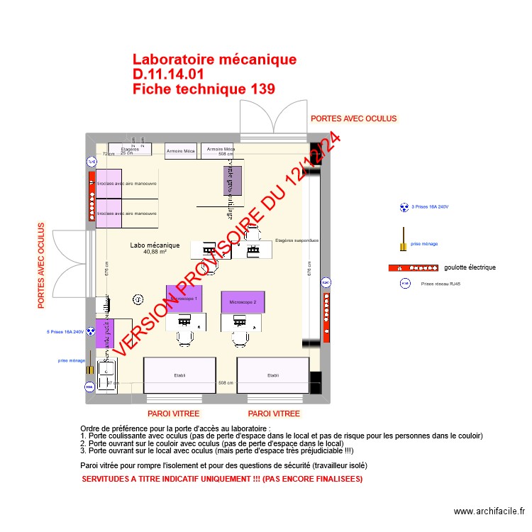 Fiche 139_labos mecanique V5. Plan de 1 pièce et 41 m2