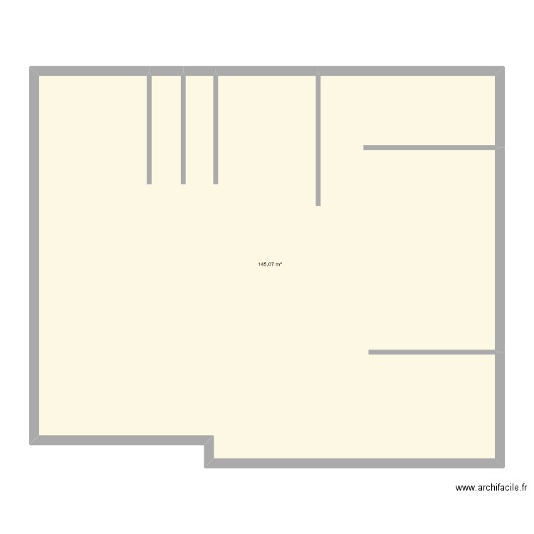 maison Ploërmel. Plan de 1 pièce et 145 m2