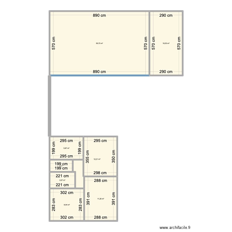 laferr1. Plan de 8 pièces et 110 m2