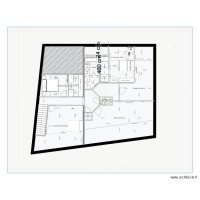 casa etage plan plomberie