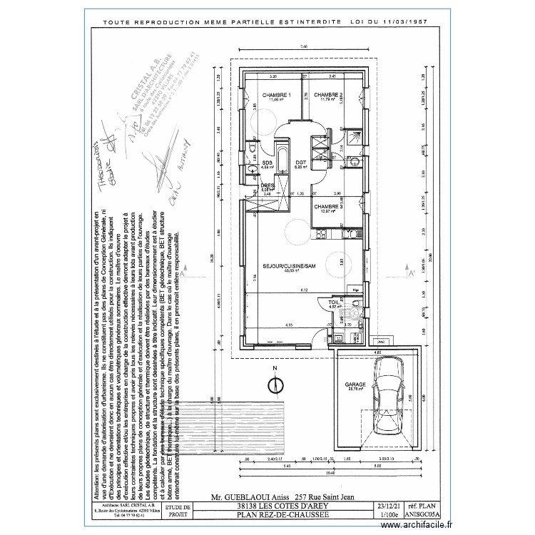 lyon méson . Plan de 0 pièce et 0 m2