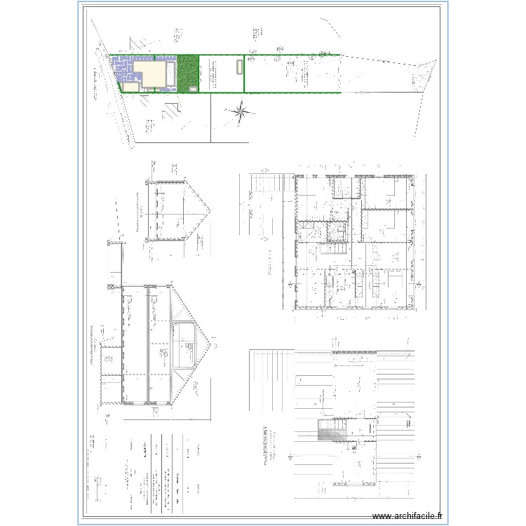 Par. Plan de 6 pièces et 487 m2