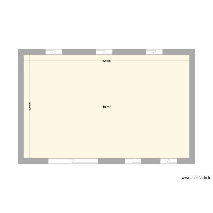 Oinville-sur-Montcient 2. Plan de 1 pièce et 40 m2