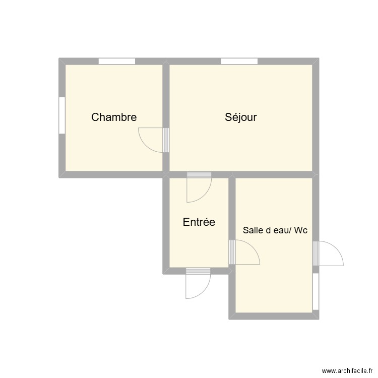 2403 PAS DE LOUP. Plan de 6 pièces et 16 m2