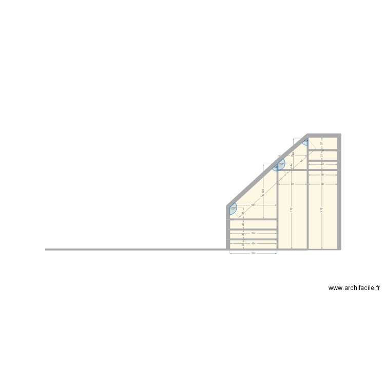 placard chambre. Plan de 10 pièces et 4 m2