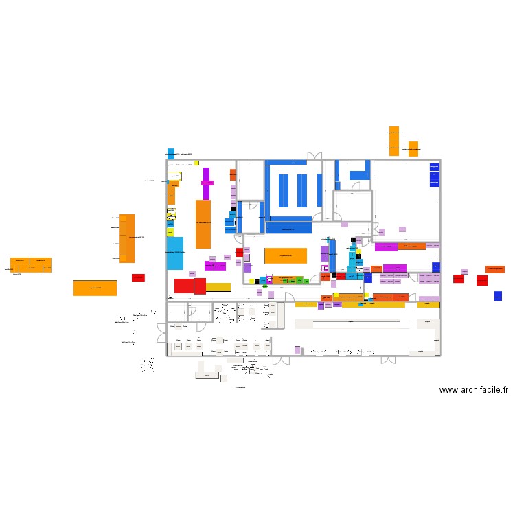 reserve 31.5/2. Plan de 10 pièces et 392 m2