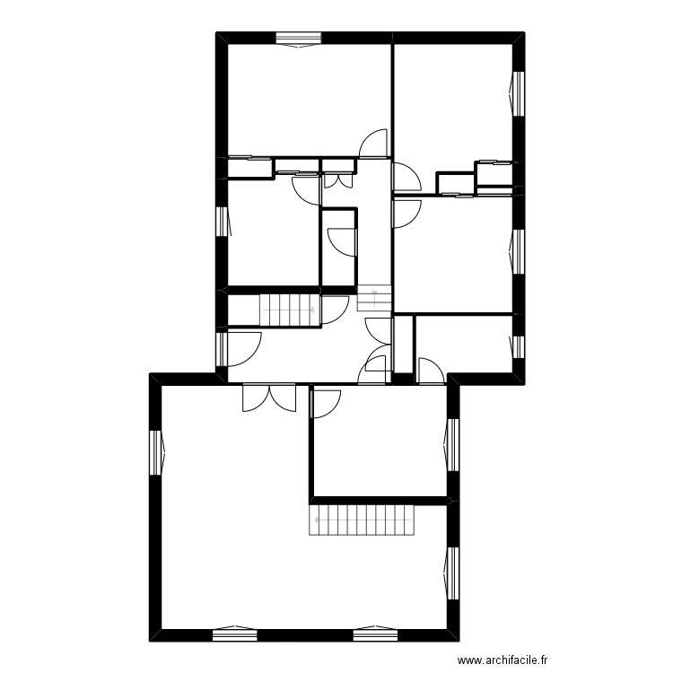 3 vernaison. Plan de 25 pièces et 327 m2