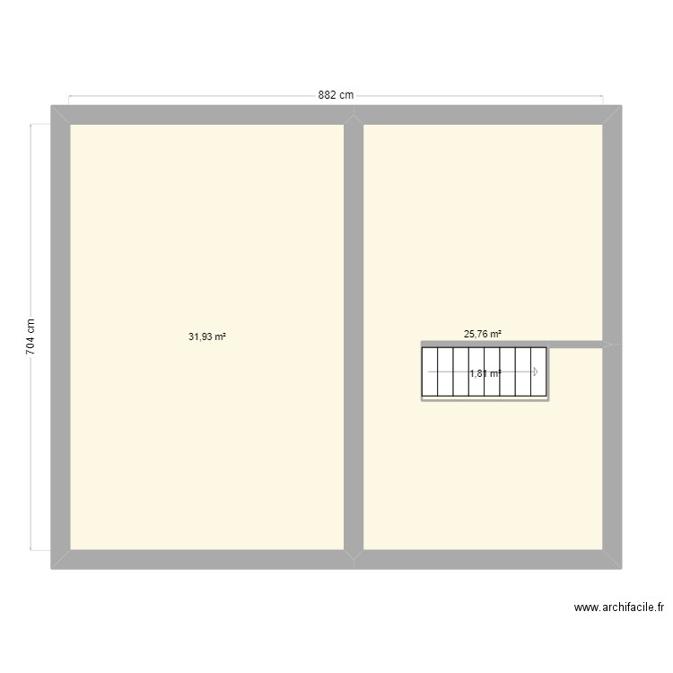 klein. Plan de 12 pièces et 118 m2