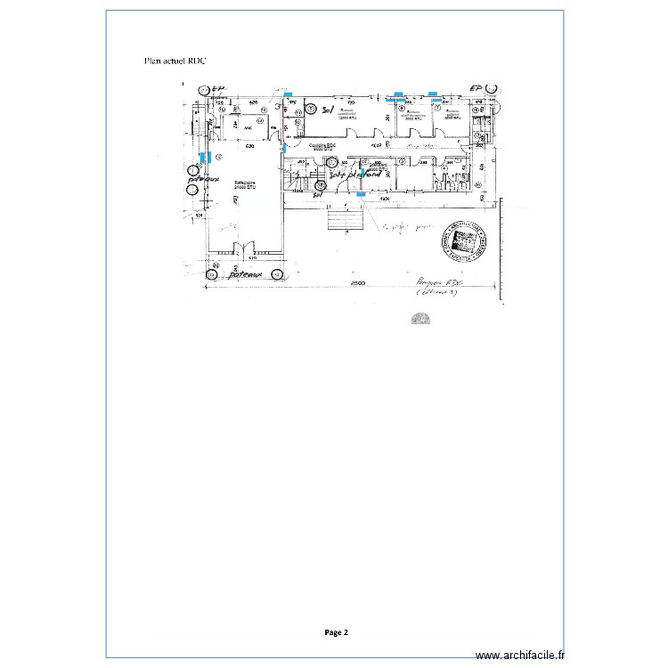 SDIS PLAINE DES CAFRES RDC. Plan de 0 pièce et 0 m2