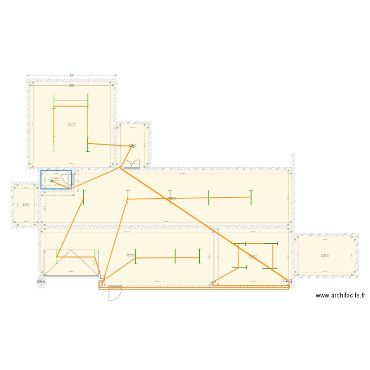 patrick. Plan de 9 pièces et 242 m2