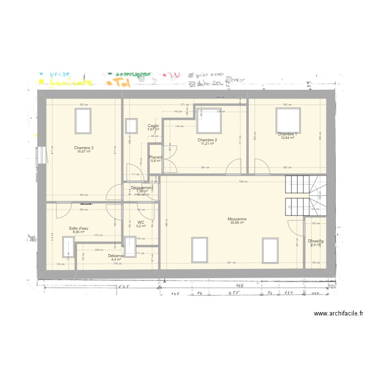 2024 08 09 Idées nouvelles. Plan de 11 pièces et 99 m2