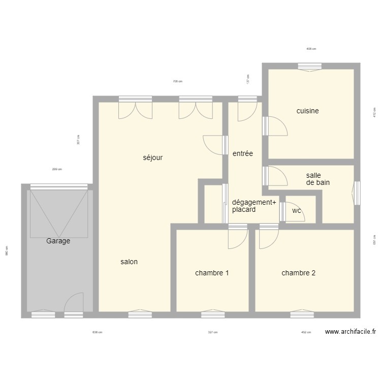 467. Plan de 9 pièces et 104 m2