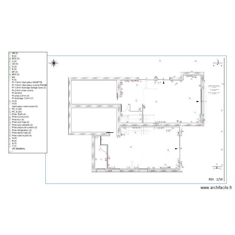 RDJ - LIBELLE. Plan de 0 pièce et 0 m2